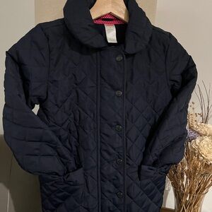 Gymboree Navy Quilted Fleece Lined Jacket New Without Tags School Unifom